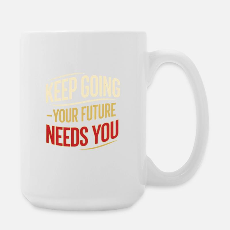 Continuez Vers Avenir - Grande tasse 440 ml - blanc