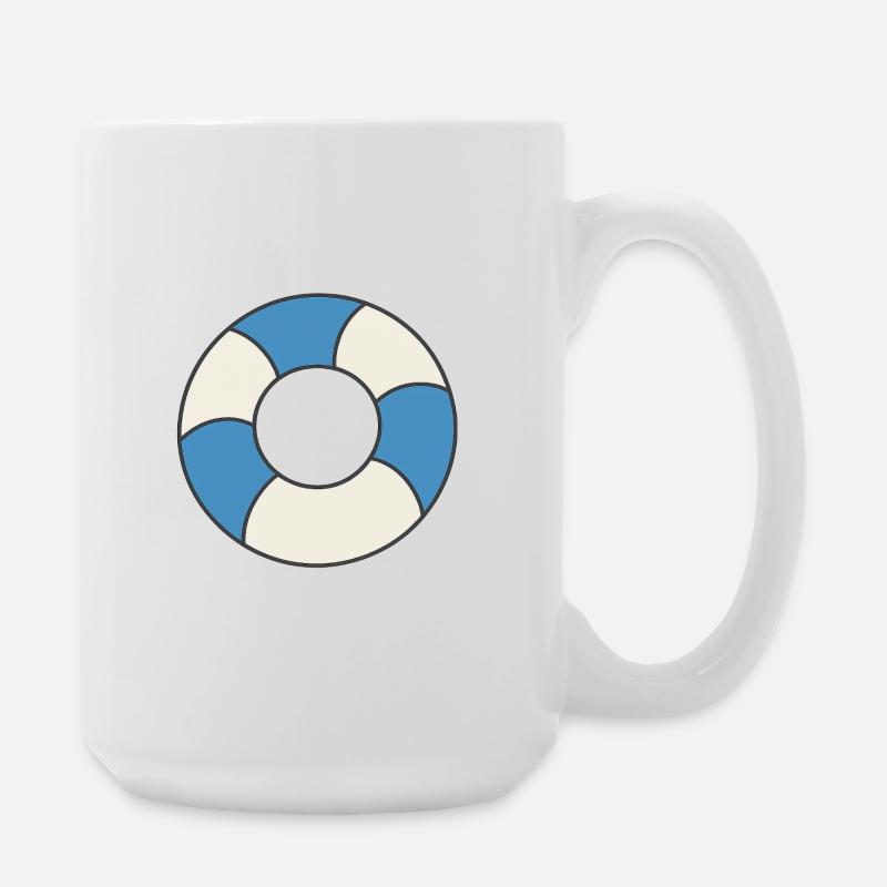 Floats - Large Mug 440 ml - white