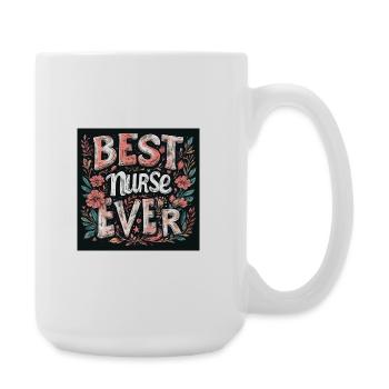 Wahre Krankenschwester, immer loyal - Große Tasse 440 ml - Weiß - Rechts