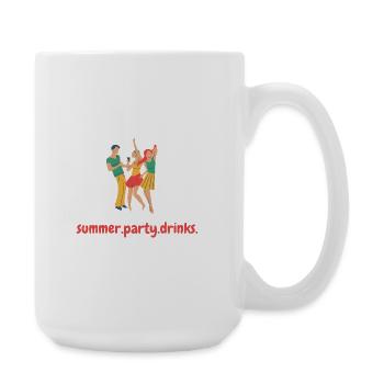 Été.fête.boissons - Grande tasse 440 ml - blanc - Droite