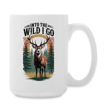 Randonnée - Je vais dans la nature - Grande tasse 440 ml - blanc - Droite