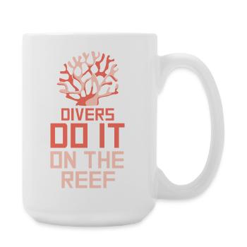 Diving Diver Snorkeling Recreational Diver - Large Mug 440 ml - white - Right