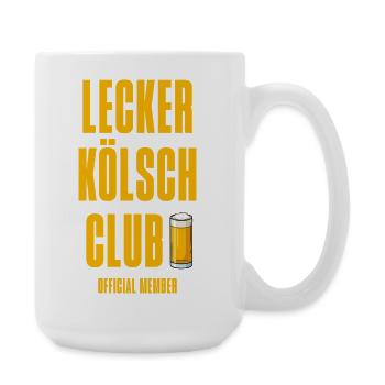 Lecker Kölsch Club Official Member Design - Large Mug 440 ml - white - Right
