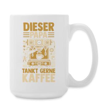 Coffee Father Father's Day Dad - Large Mug 440 ml - white - Right