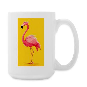 flamingo - Large Mug 440 ml - white - Right