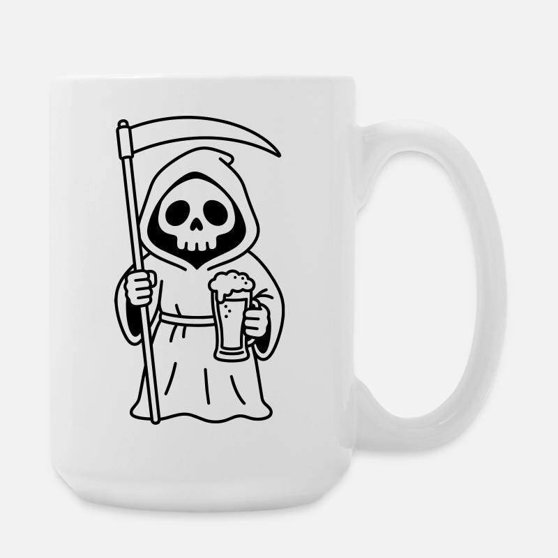 Bière morte - Grande tasse 440 ml - blanc