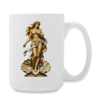 Sculpture d’Aphrodite Mer - Grande tasse 440 ml - blanc - Droite
