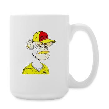 Bonnet de la Rebelle de la rue des singes - Grande tasse 440 ml - blanc - Droite