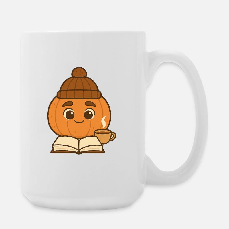 Freddie Pumkin 5 - Large Mug 440 ml - white