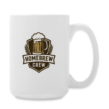 Emblème de l’équipe de la brasserie à domicile - Grande tasse 440 ml - blanc - Droite