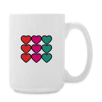 100. 100 JAHRE. 100-JÄHRIGES JUBILÄUM. GEBURTSTAG 100 - Große Tasse 440 ml - Weiß - Rechts