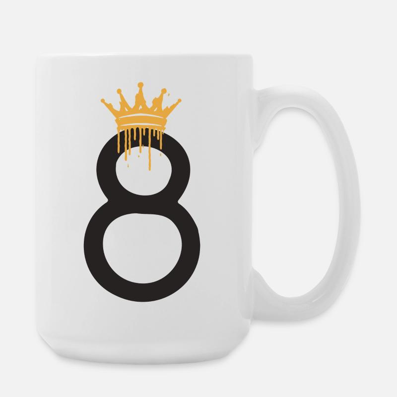 8 - Große Tasse 440 ml - Weiß