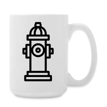 Hydrant - Große Tasse 440 ml - Weiß - Rechts