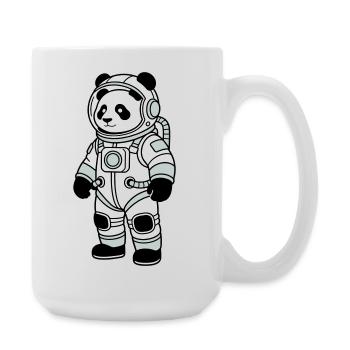 Combinaison spatiale panda bear - Grande tasse 440 ml - blanc - Droite