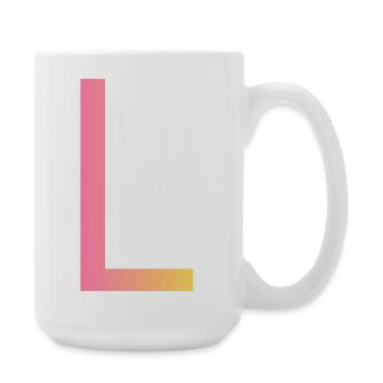 L - Large Mug 440 ml - white - Right