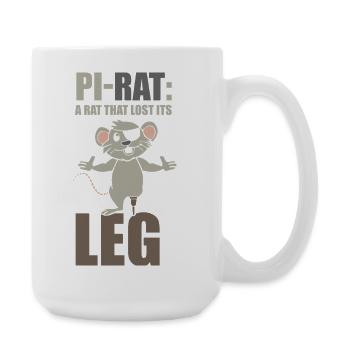 Rat, house rat, rat owner, rat lover - Large Mug 440 ml - white - Right