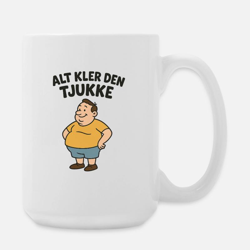 Dem Dicken steht alles - Große Tasse 440 ml - Weiß