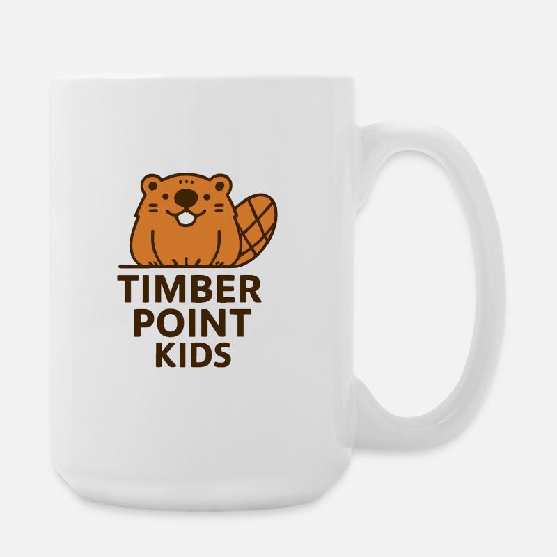 Timber Point Kids Bieber - Große Tasse 440 ml - Weiß