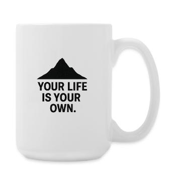 Your life - Large Mug 440 ml - white - Right