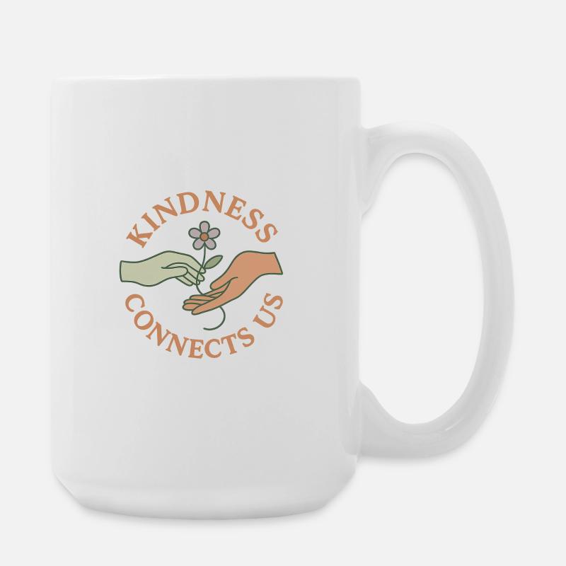 La convivialité nous unit - Grande tasse 440 ml - blanc