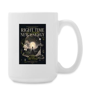 Right Time New Energy - Large Mug 440 ml - white - Right