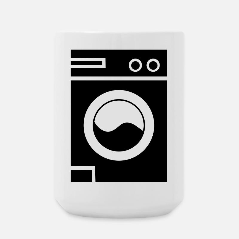 Washing machine - Large Mug 440 ml - white