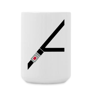 La ceinture de sécurité - Grande tasse 440 ml - blanc - Devant