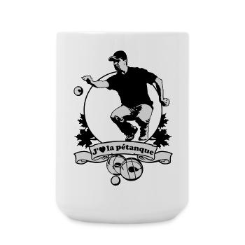 Blason Ich liebe flex Schalen - Große Tasse 440 ml - Weiß - Vorne