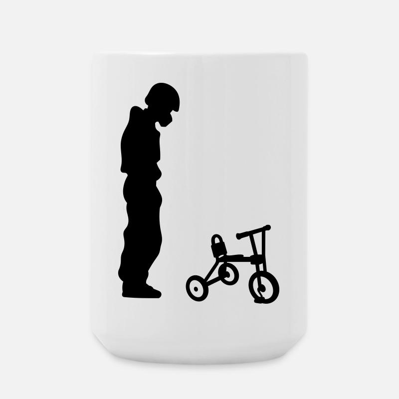 biker - Grande tasse 440 ml - blanc