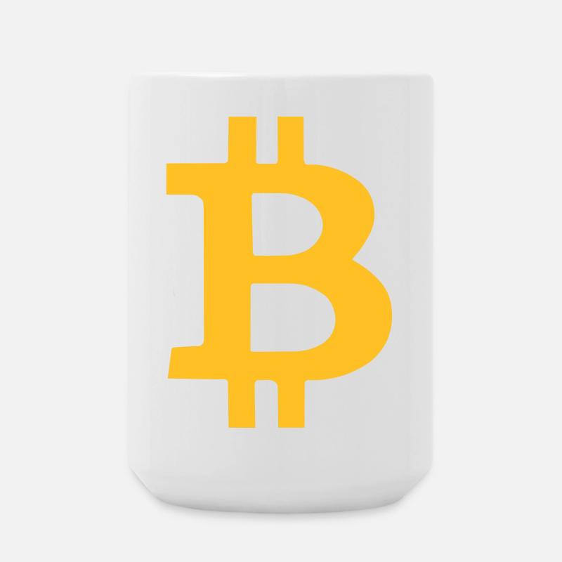bitcoin - Large Mug 440 ml - white