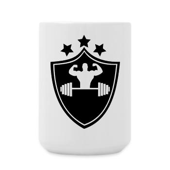 Sport - Große Tasse 440 ml - Weiß - Vorne