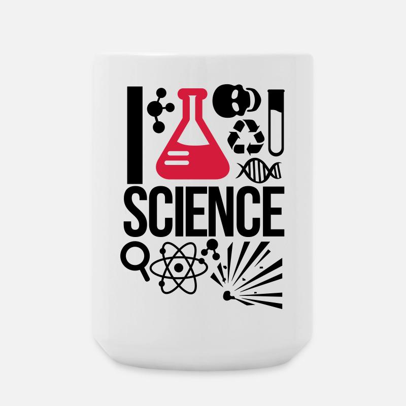science - Large Mug 440 ml - white