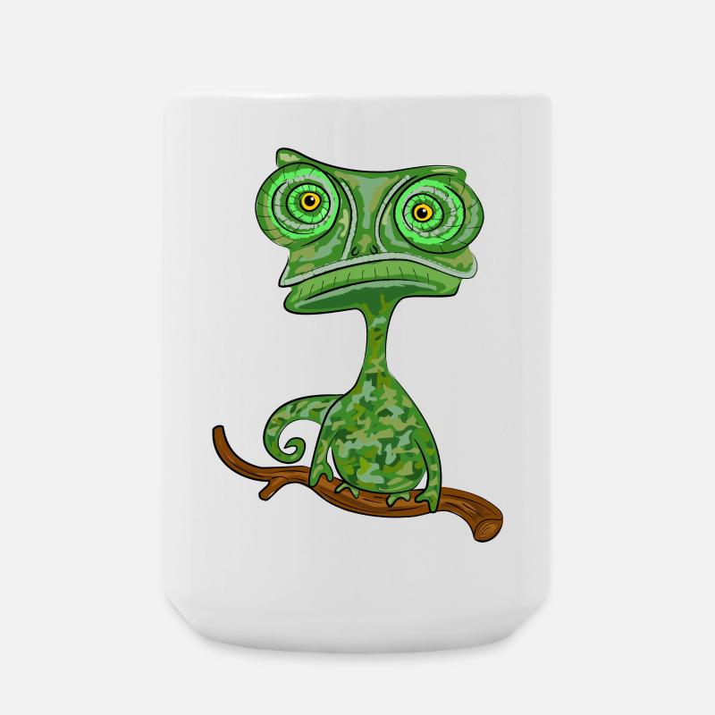 caméléon - Grande tasse 440 ml - blanc