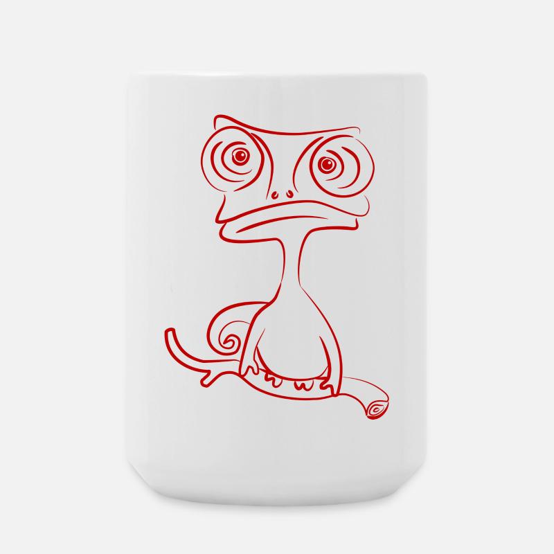 caméléon - Grande tasse 440 ml - blanc