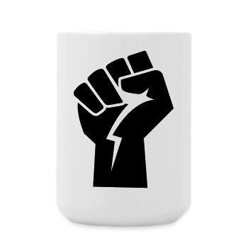 power faust revolution - Große Tasse 440 ml - Weiß - Vorne