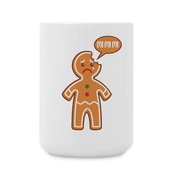 Gingerbread man Mimimi Mi Mi Mi baker baking pastries - Large Mug 440 ml - white - Front
