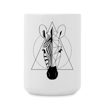 Zèbre - Grande tasse 440 ml - blanc - Devant