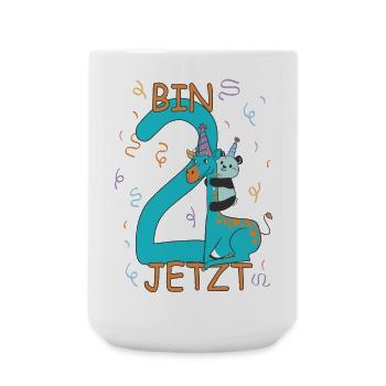 Zwei Jahre alt - Große Tasse 440 ml - Weiß - Vorne