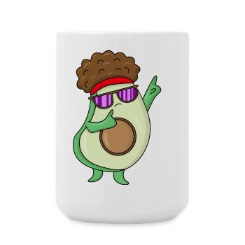 Cool Avacado Dance - Large Mug 440 ml - white - Front