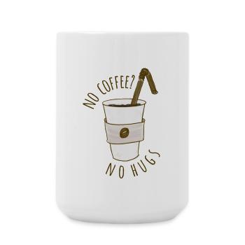 Kein Kaffee? - Große Tasse 440 ml - Weiß - Vorne