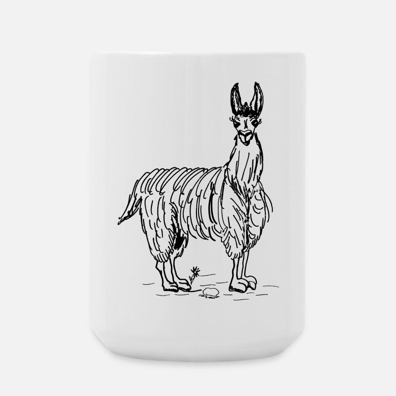 lama - Grande tasse 440 ml - blanc