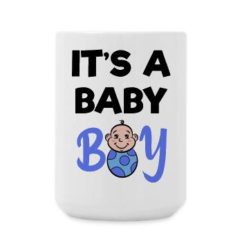 Déclaration des parents biologiques du bébé Famille enceinte - Grande tasse 440 ml - blanc - Devant