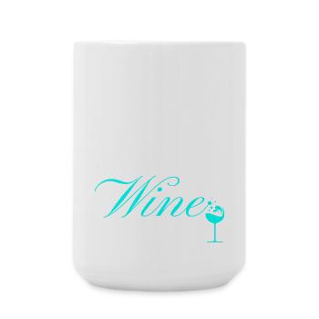 Gym Now Wine Later - Large Mug 440 ml - white - Front