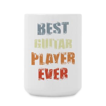 Bast Guitarist - Large Mug 440 ml - white - Front