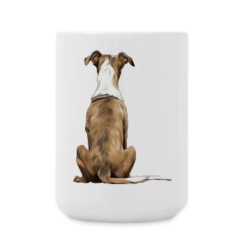 Greyhound - Large Mug 440 ml - white - Front