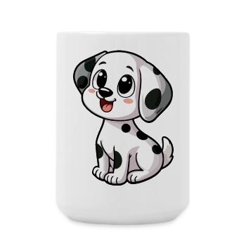 Süßer Dalmatiner - Große Tasse 440 ml - Weiß - Vorne
