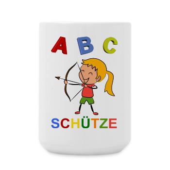 Kind Einschulung - Große Tasse 440 ml - Weiß - Vorne