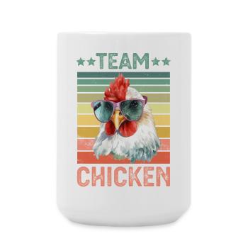 Chicken Chickens - Large Mug 440 ml - white - Front