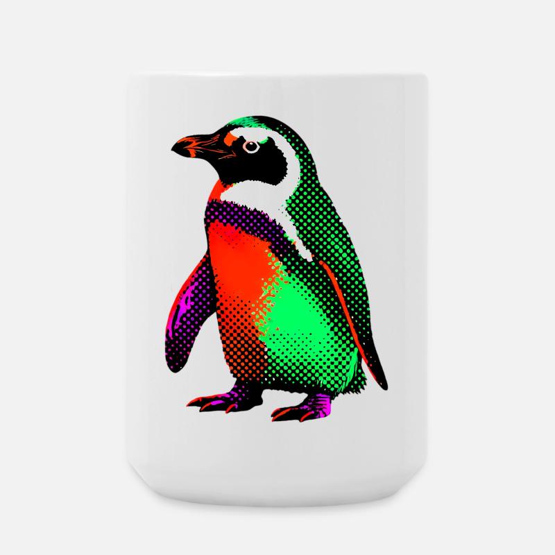 Pinguin - Große Tasse 440 ml - Weiß