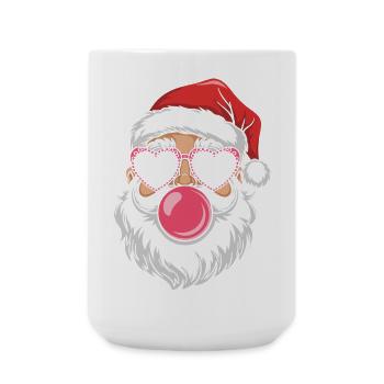 Cool Santa Christmas Trendy Funny - Large Mug 440 ml - white - Front